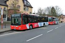 HLB Bus MAN Lions City am 17.03.18 in Hofheim (Taunus) Bahnhof