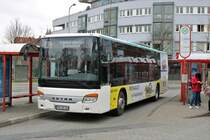 Setra 4000er Überlandbus am 17.03.18 in Hofheim (Taunus) Busbahnhof