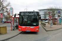 HLB Bus MAN Lions City am 17.03.18 in Hofheim (Taunus) Busbahnhof