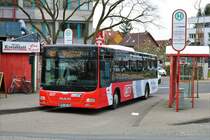 HLB Bus MAN Lions City am 17.03.18 in Hofheim (Taunus) Busbahnhof