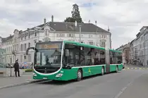 Mercedes Citaro 7012, auf der Linie 31, bedient die Haltestelle Wettsteinplatz. Die Aufnahme stammt vom 15.03.2018.