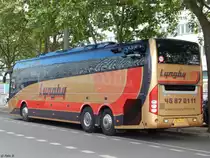 Volvo 9900 von Lyngby Turistfart aus Dänemark in Berlin am 11.06.2016