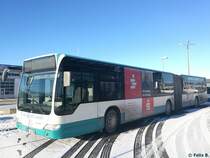 Mercedes Citaro II der Neubrandenburger Verkehrsbetriebe in Neubrandenburg am 06.01.2017