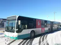 Mercedes Citaro II der Neubrandenburger Verkehrsbetriebe in Neubrandenburg am 06.01.2017