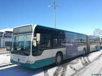 Mercedes Citaro II der Neubrandenburger Verkehrsbetriebe in Neubrandenburg am 06.01.2017