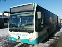 Mercedes Citaro III der Neubrandenburger Verkehrsbetriebe in Neubrandenburg am 06.01.2017