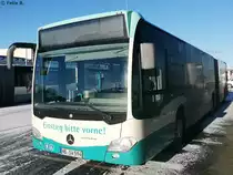 Mercedes Citaro III der Neubrandenburger Verkehrsbetriebe in Neubrandenburg am 06.01.2017
