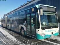 Mercedes Citaro III der Neubrandenburger Verkehrsbetriebe in Neubrandenburg am 06.01.2017