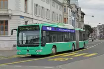 Mercedes Citaro 726, auf der Linie 34, fährt zur Haltestelle Wettsteinplatz. Die Aufnahme stammt vom 15.03.2018.