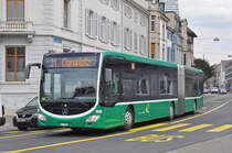 Mercedes Citaro 7036, auf der Linie 31, fährt zur Haltestelle Wettsteinplatz. Die Aufnahme stammt vom 15.03.2018.