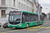 Mercedes Citaro 7036, auf der Linie 31, fährt zur Haltestelle Wettsteinplatz. Die Aufnahme stammt vom 15.03.2018.