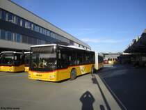 Postauto Regie Bern Nr. 668 (MAN A23 Lion's City G) am 29.1.2018 beim Bhf. Bern
