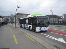 BOGG Nr. 105 ''Obergösgen'' (Mercedes Citaro Facelift O530CNG) am 15.3.2018 beim Bhf. Olten
