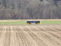 Postauto - Mercedes Citaro unterwegs bei Gümmenen am 24.03.2018