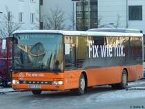 Setra 315 NF von Braasch Reisen aus Deutschland in Neubrandenburg am 06.01.2017