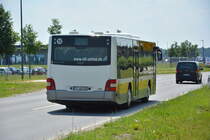 TF-VG 152 fährt am 04.06.2016 für die ILA auf der Shuttle-Linie  S . Aufgenommen wurde ein MAN Lion's City Ü der VTF.
