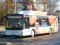 MAN Lion's City CNG der Stadtwerke Greifswald in Greifswald am 20.01.2017