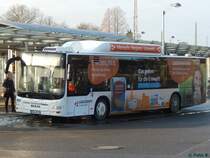 MAN Lion's City CNG der Stadtwerke Greifswald in Greifswald am 20.01.2017