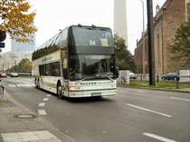 Doppeldecker-Reisebus in Berlin, 12.10.2008
