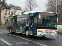 Setra 415 NF des Verkehrsbetrieb Greifswald-Land GmbH in Greifswald am 20.01.2017
