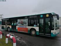 Mercedes Citaro II der Neubrandenburger Verkehrsbetriebe in Neubrandenburg am 25.01.2017