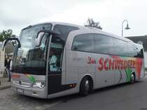 Mercedes Travego der Uckermärkische Verkehrs GmbH in Binz am 12.07.2014