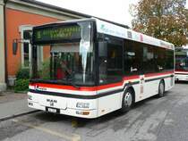 Ortsbus Wohlen - Kleiner MAN Bus AG 7915 unterwegs auf der Linie 5 am 05.09.2008