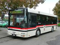 Ortsbus Wohlen - Kleiner MAN Bus AG 18814 unterwegs auf der Linie 4 am 05.09.2008