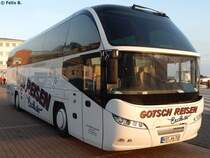 Neoplan Cityliner von Gotsch Reisen aus Deutschland im Stadthafen Sassnitz am 29.12.2016