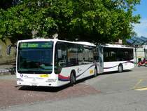 Postauto - Mercedes Citaro AG 6092 unterwegs auf der Linie 322 in Bremgarten/AG am 05.09.2008
