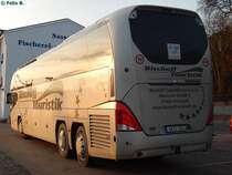 Neoplan Cityliner von Bischoff Touristik aus Deutschland im Stadthafen Sassnitz am 29.12.2016
