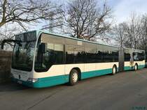 Mercedes Citaro II der Neubrandenburger Verkehrsbetriebe in Neubrandenburg am 27.01.2017