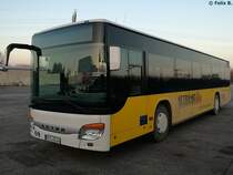 Setra 415 NF von Becker-Strelitz Reisen aus Deutschland in Neubrandenburg am 27.01.2017
