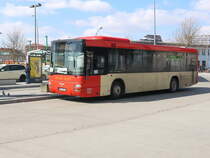 MAN Lions City von Herold Reisen aus Bernau in Brandenburg als Schienenersatzverkehr SEV S41 und  S42 - am 02. April 2018 am Bahnhof Berlin Südkreuz.