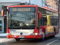 Mercedes Citaro II von Regionalbus Rostock in Güstrow am 18.01.2017