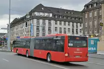 MAN Lions City von Südbadenbus,fährt als Eisenbahnersatz zum Badischen Bahnhof. Die Aufnahme stammt vom 01.04.2018.