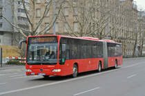 Mercedes Citaro von Südbadenbus,fährt als Eisenbahnersatz zum Badischen Bahnhof. Die Aufnahme stammt vom 01.04.2018.