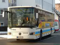 Mercedes Integro von Regionalbus Rostock in Güstrow am 18.01.2017