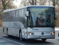Mercedes Integro von Regionalbus Rostock in Güstrow am 18.01.2017