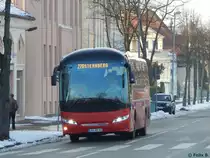 Neoplan Jetliner von Regionalbus Rostock in Güstrow am 18.01.2017