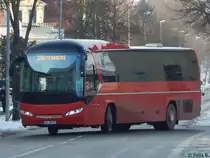 Neoplan Jetliner von Regionalbus Rostock in Güstrow am 18.01.2017