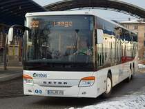 Setra 418 LE Business von Regionalbus Rostock in Güstrow am 18.01.2017