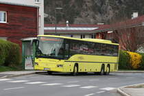 Mercedes Integro 3-achsig PT-12548 als Linie 4165 an der Haltestelle Kematen i.T. Neue Heimat. Aufgenommen 12.4.2018.