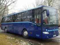 Mercedes Tourismo RH von Becker-Strelitz-Reisen aus Deutschland in Neubrandenburg am 05.02.2017