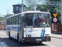 Jelcz PR110D Lux von PKS Kamień Pomorski aus Polen in Świnoujście am 22.07.2014