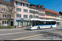 VBG/Eurobus Volvo Hybrid am 11. April 2018 im Fahrschuleinsatz in Winterthur.