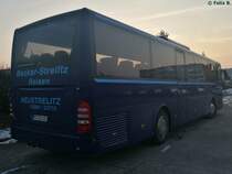 Mercedes Tourismo RH von Becker-Strelitz-Reisen aus Deutschland in Neubrandenburg am 09.02.2017