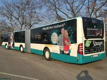 Mercedes Citaro II der Neubrandenburger Verkehrsbetriebe in Neubrandenburg am 10.02.2017