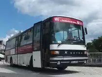 Setra 213 UL von Demokratie-auf-Achse aus Deutschland in Sassnitz am 13.07.2014