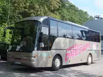 Neoplan Euroliner von Dressel aus Deutschland im Stadthafen Sassnitz am 15.07.2014